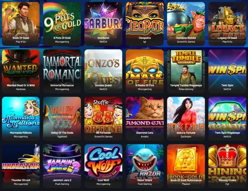 777Seven Casino – skjermbilde fra nettsiden